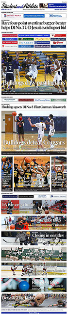 March 26, 2021 front page -- StudentandAthlete.org 