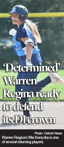 Detroit News top softball teams: 'Determined' Warren Regina ready to defend Division 1 title