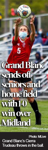Grand Blanc girls soccer sends off seniors and home field with victory over Midland 