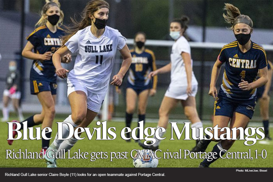 Gull Lake girls soccer takes big step toward SMAC title with win over Portage Central 