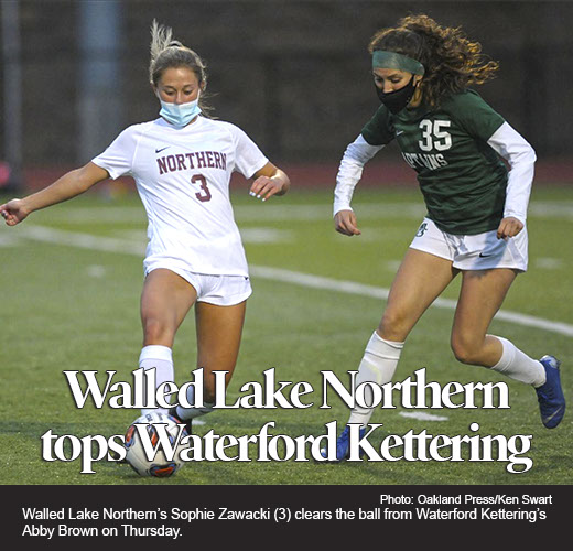 Walled Lake Northern rolls to 8-0 win over Waterford Kettering 