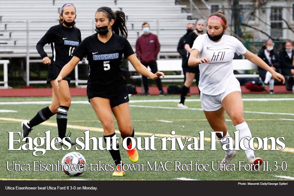 Eisenhower defeated Ford 3-0 in a MAC Red soccer match Monday.
