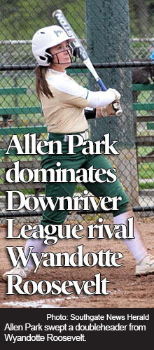 Allen Park softball dominates Wyandotte Roosevelt