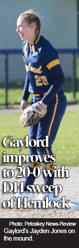 Gaylord softball improves to 20-0 behind Jones' near perfect no-hitter 