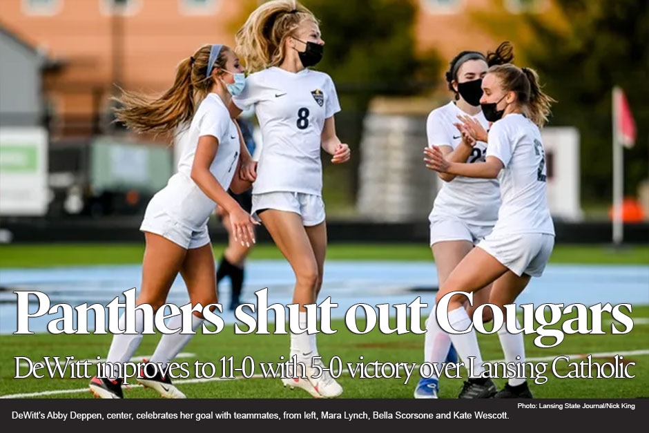 With mostly new cast of contributors, DeWitt girls soccer once again thriving 