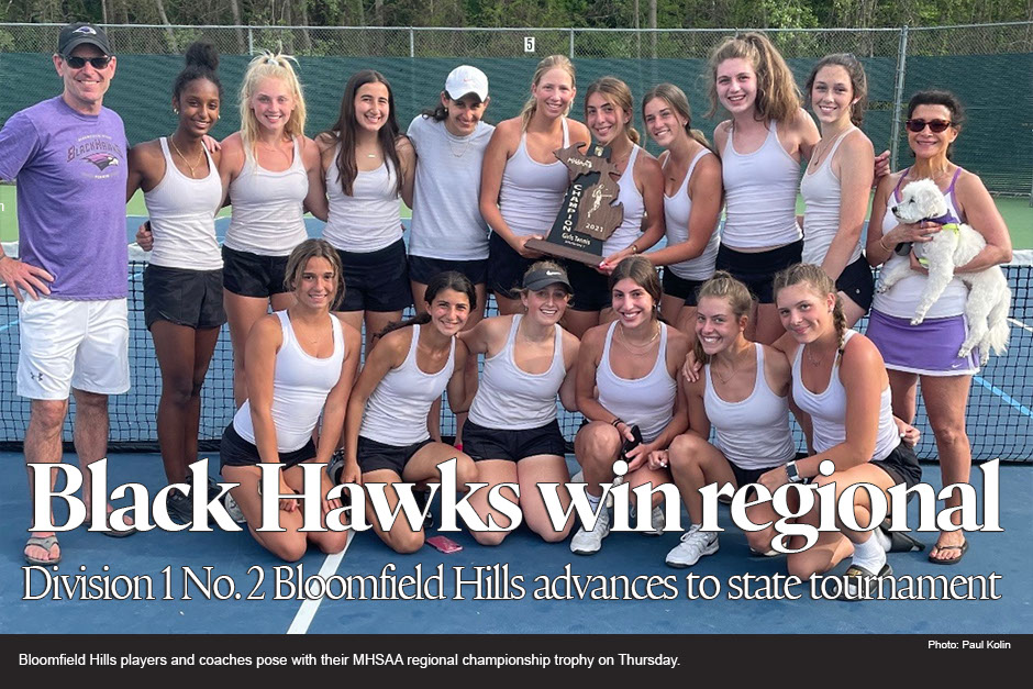 Girls tennis: Bloomfield Hills wins regional championship