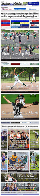 May 27, 2021 front page -- StudentandAthlete.org 