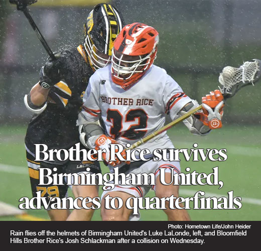 Brother Rice lacrosse survives Birmingham United, advances to state quarterfinal 