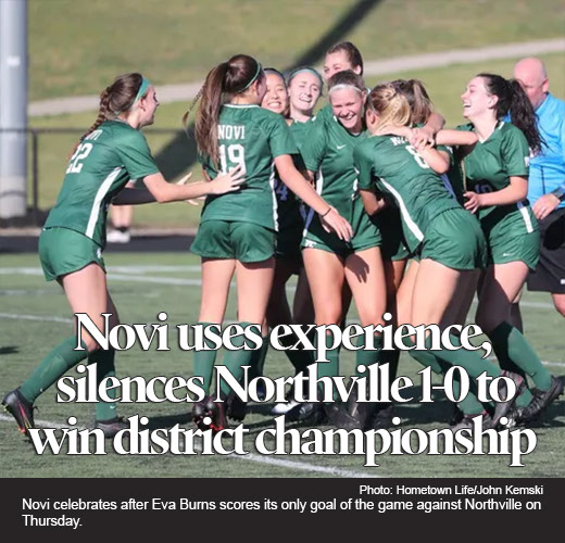 Novi soccer uses experience, silences Northville in district final 