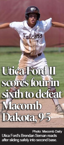 Rally in sixth inning carries Ford to regional baseball victory over Dakota 