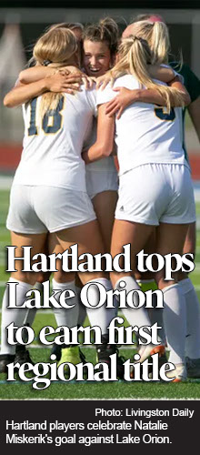 Midseason addition to soccer team helps Hartland make history with first regional title 