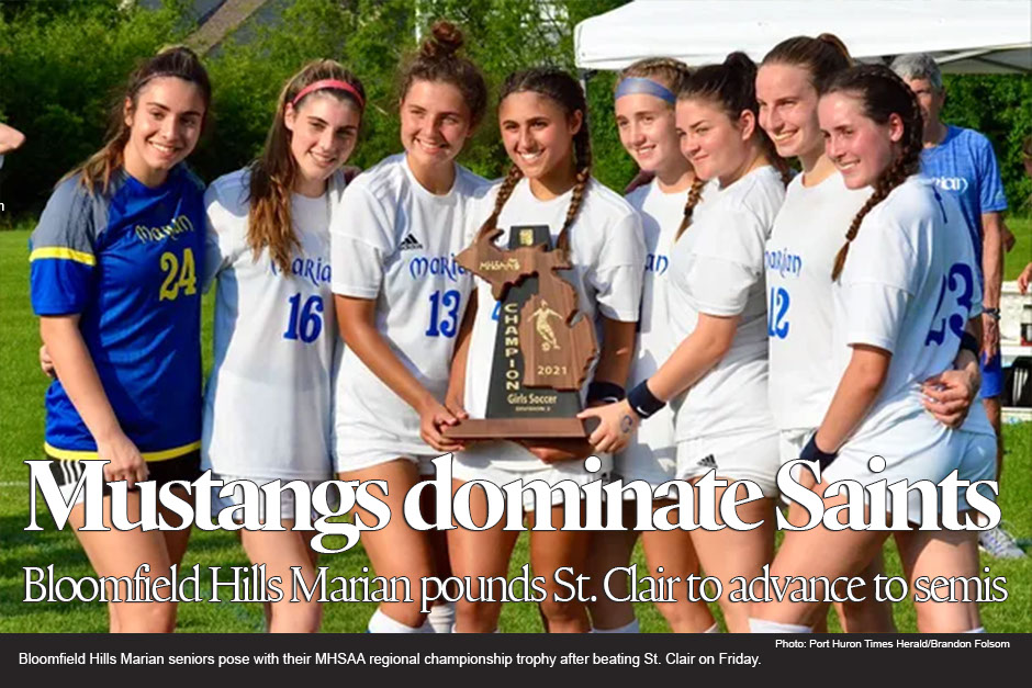 First-name basis: Marian beats St. Clair in regional final behind Ervin's 4 goals 