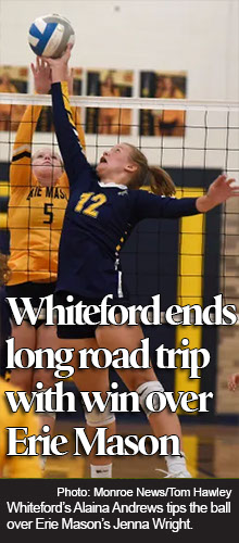 Whiteford ends long road trip with win over Erie Mason 