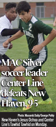 MAC Silver soccer leader Center Line defeats New Haven 