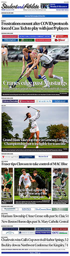 September 21, 2021 front page -- StudentandAthlete.org