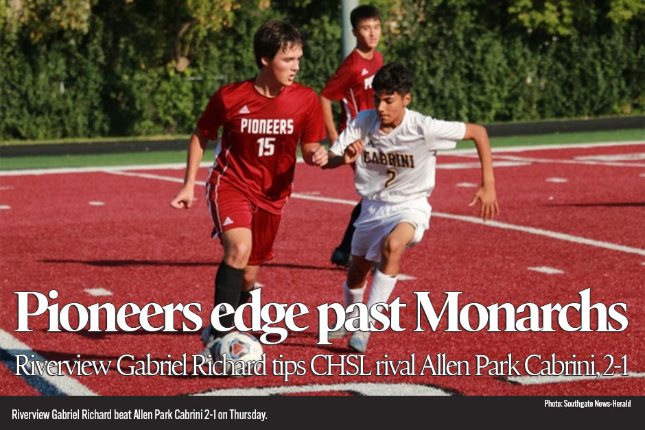 Riverview Gabriel Richard welcomed in Allen Park Cabrini on Thursday, Sept. 30 and defeated the visiting Monarchs by a score of 2-1. 