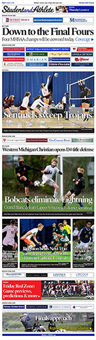 October 16, 2020 front page -- StudentandAthlete.org 