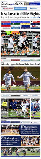 October 28, 2020 front page -- StudentandAthlete.org 