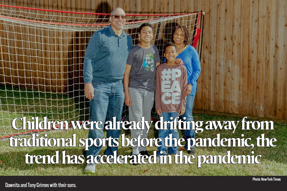 Kids were already drifting away from traditional sports before the pandemic, with ramifications for the entire sports industry. The trend has a 