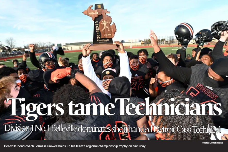 Belleville dominates Cass Tech, sets up semifinal showdown with West Bloomfield 