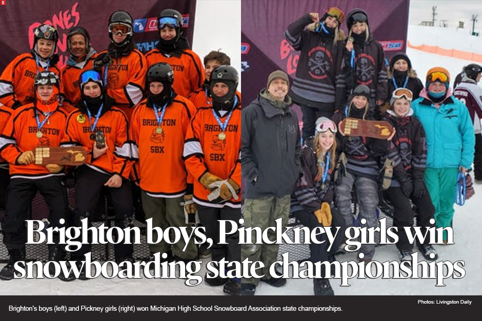 Brighton boys, Pinckney girls win snowboarding state championships 