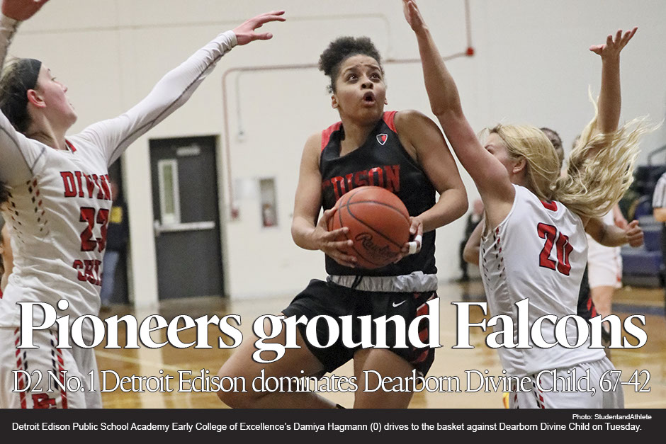 Girls basketball: Detroit Edison Public School Academy Early College of Excellence eliminates Dearborn Divine Child