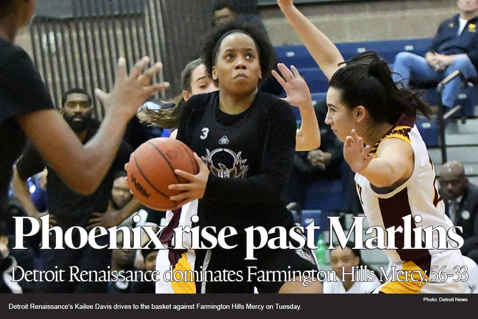 Renaissance girls roll past Farmington Hills Mercy in regional semifinals