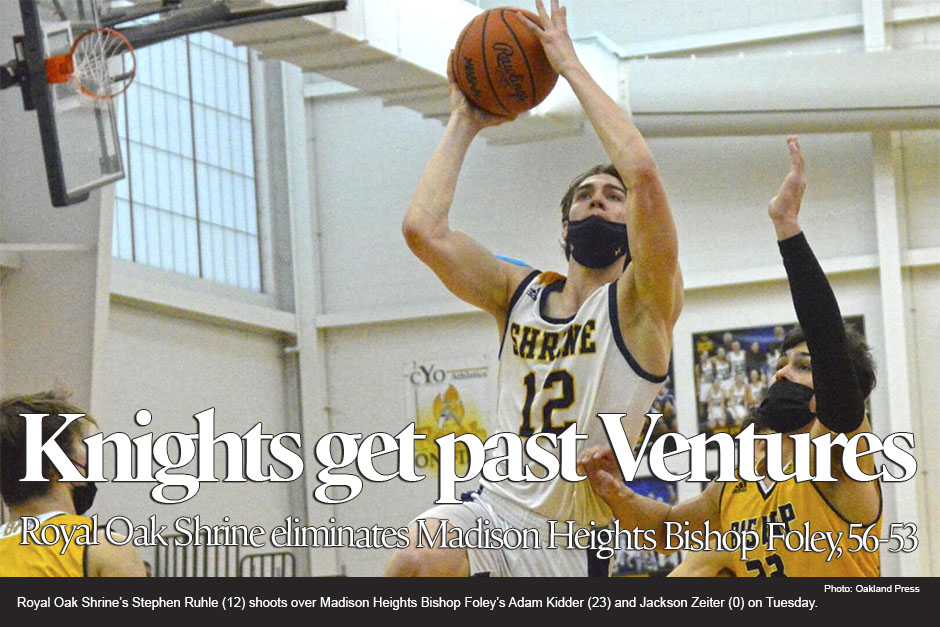 Stephen Ruhle leads Shrine past rival Foley in a dogfight of a district opener 