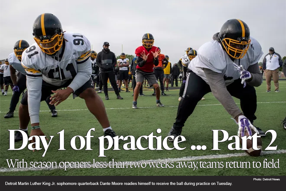 Area high school football teams 'feel the energy' in return to practice field 