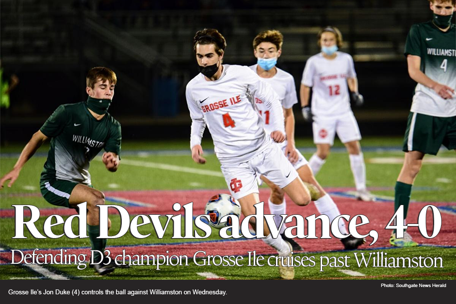 Grosse Ile boys' soccer ousts Williamston for return trip to D3 state final