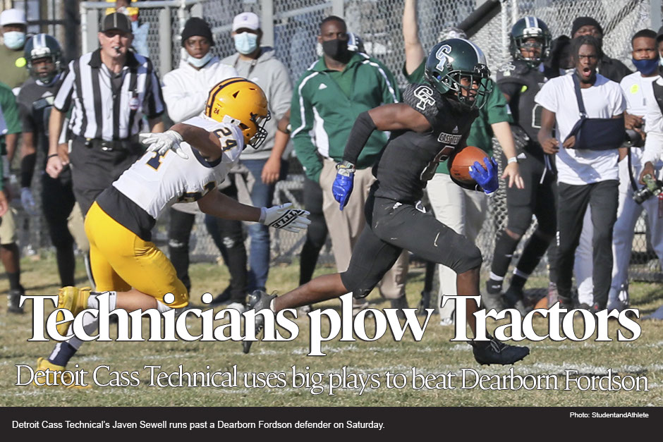 Detroit Cass Tech uses big plays to plow over Dearborn Fordson, 42-7, in MHSAA playoffs 