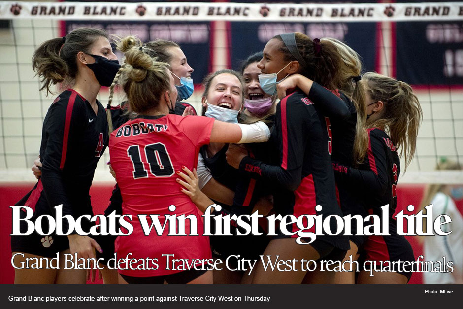 Grand Blanc wins first regional volleyball championship in school history 