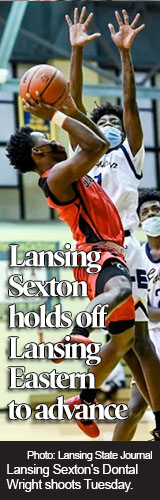 Lansing Sexton boys basketball withstands Lansing Eastern's run, moves on to district semifinals 