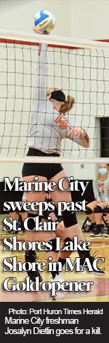 Marine City volleyball serves up win in MAC-Gold opener at Lake Shore 