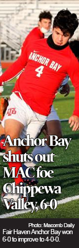 Anchor Bay soccer victory over Chippewa Valley