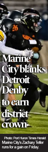 District champs! Marine City football blanks Denby, wins 50th playoff game 