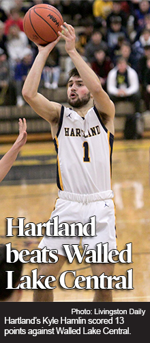 Hartland continues strong start with basketball win over Walled Lake Central