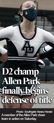 Allen Park competitive cheer finishes 1st at Allen Park Invite