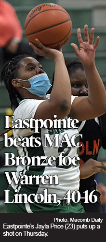 'Definitely teamwork' drives Eastpointe to lead in MAC Bronze basketball race 