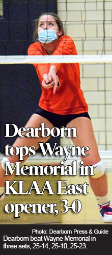 Dearborn High volleyball sweeps Wayne Memorial in KLAA East opener