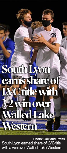 South Lyon earns share of LVC title with 3-2 win over Walled Lake Western 