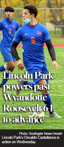 Lincoln Park boys' soccer tops Wyandotte Roosevelt; advances to district semis