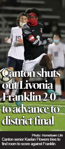 Canton soccer blanks Franklin, wins fourth-straight district semifinal 