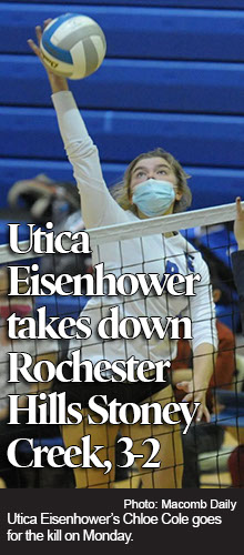 Sydney Palazzolo leads Eisenhower to district volleyball victory over Stoney Creek 