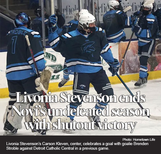 Stevenson hockey regroups, makes statement in win against Novi 