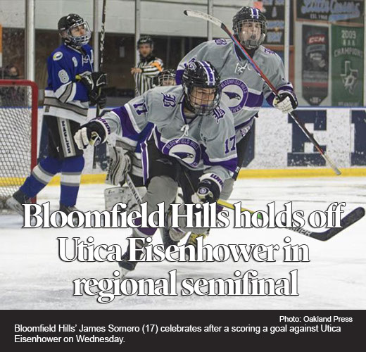 Bloomfield Hills holds off Eisenhower for 3-2 regional victory 