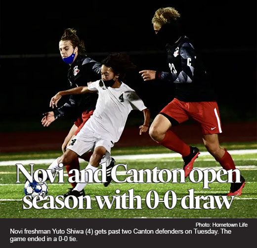Mask-required Novi, Canton soccer open season with draw 