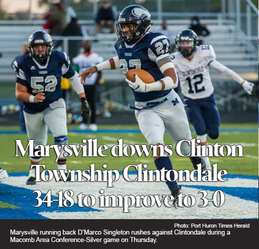 Marysville beats Clinton Township Clintondale