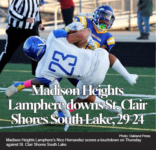 Lamphere defeats South Lake, takes control of MAC Bronze football race 