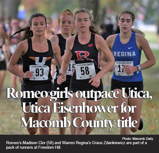 Romeo girls win county cross country meet paced by Dakota freshman 